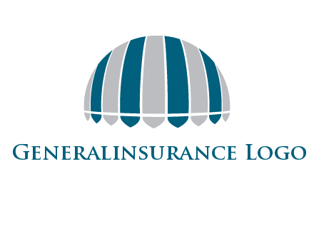 umbrella or canopy logo