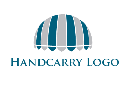 umbrella or canopy logo