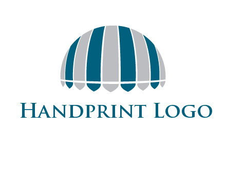 umbrella or canopy logo