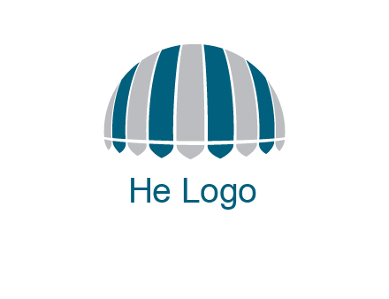 umbrella or canopy logo