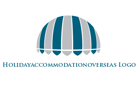 umbrella or canopy logo