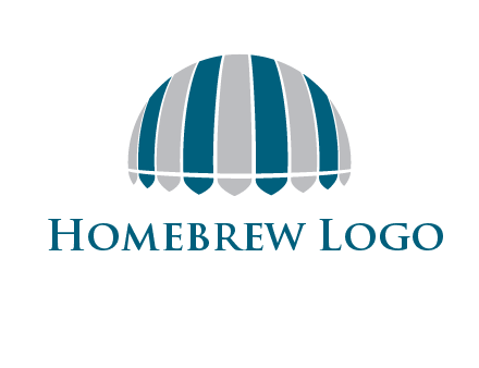 umbrella or canopy logo
