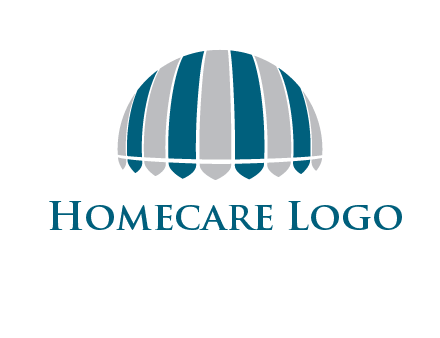 umbrella or canopy logo