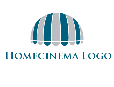 umbrella or canopy logo