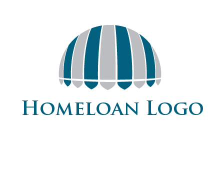 umbrella or canopy logo