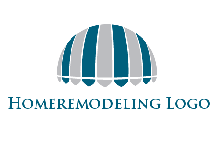umbrella or canopy logo