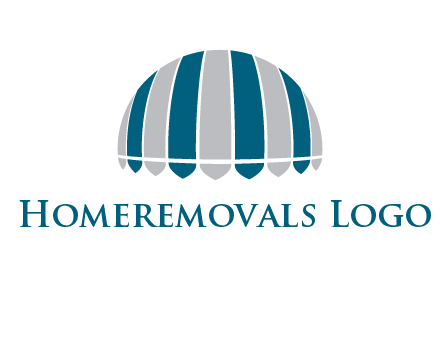umbrella or canopy logo