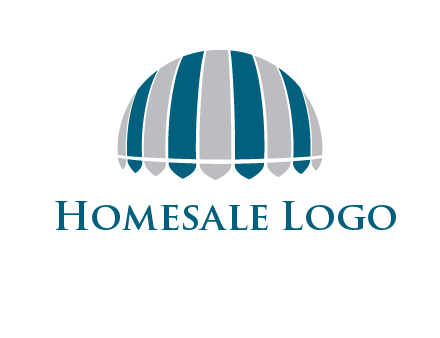 umbrella or canopy logo