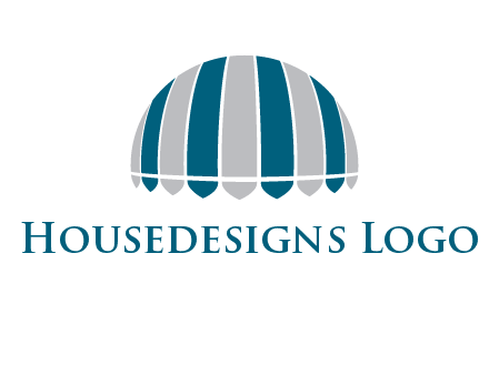 umbrella or canopy logo