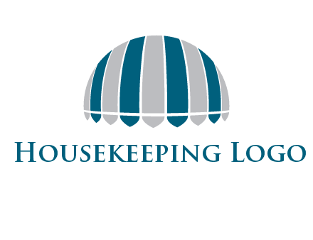 umbrella or canopy logo
