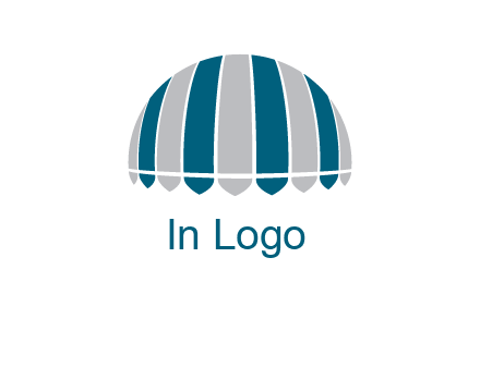 umbrella or canopy logo
