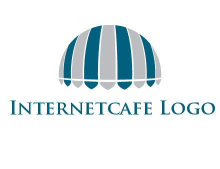 umbrella or canopy logo