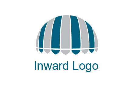 umbrella or canopy logo