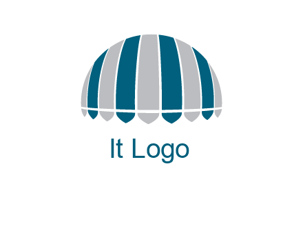 umbrella or canopy logo