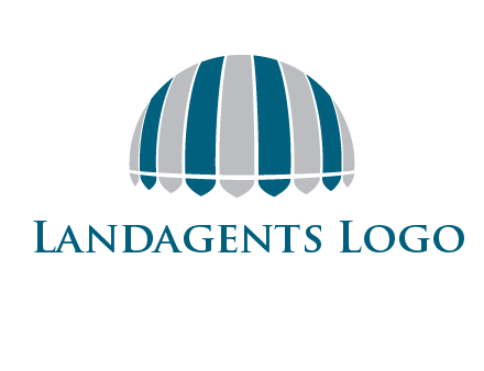 umbrella or canopy logo