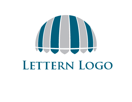 umbrella or canopy logo