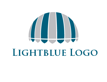 umbrella or canopy logo