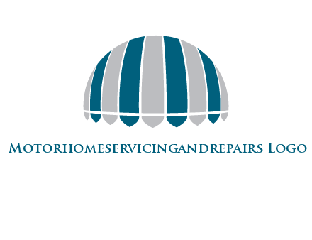 umbrella or canopy logo