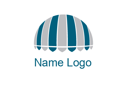 umbrella or canopy logo
