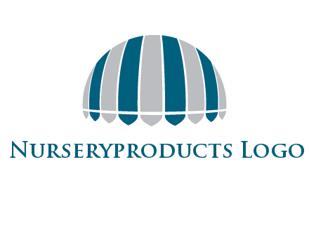 umbrella or canopy logo