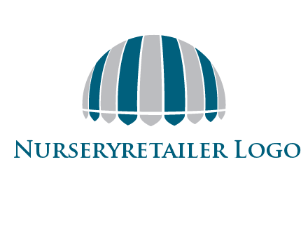 umbrella or canopy logo