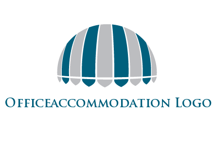 umbrella or canopy logo