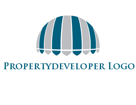 umbrella or canopy logo