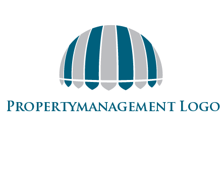 umbrella or canopy logo