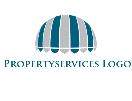 umbrella or canopy logo