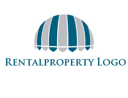 umbrella or canopy logo