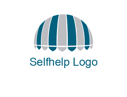 umbrella or canopy logo