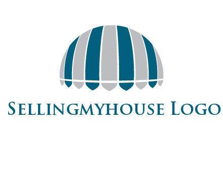 umbrella or canopy logo