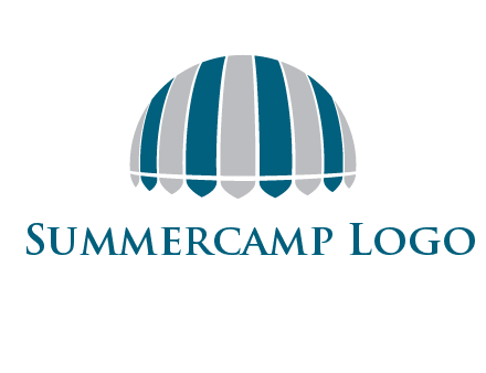umbrella or canopy logo