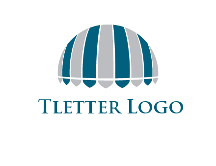 umbrella or canopy logo