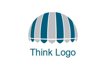 umbrella or canopy logo