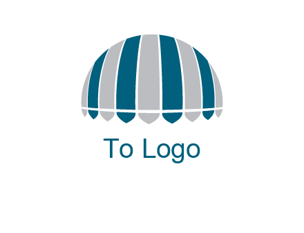 umbrella or canopy logo