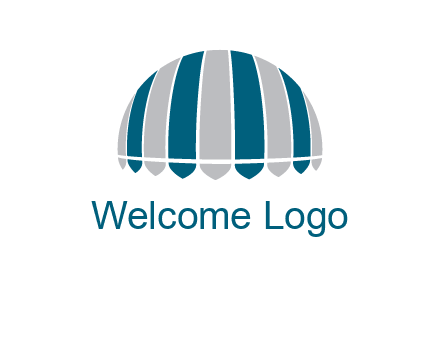 umbrella or canopy logo