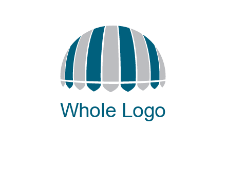 umbrella or canopy logo