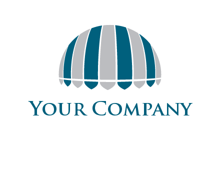 umbrella or canopy logo