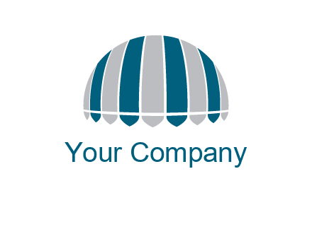 umbrella or canopy logo