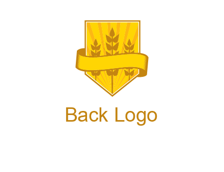wheat in shield agriculture logo