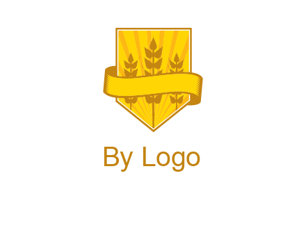 wheat in shield agriculture logo