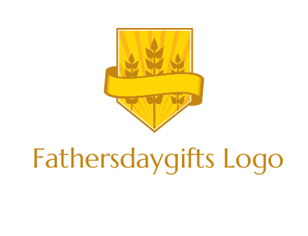 wheat in shield agriculture logo