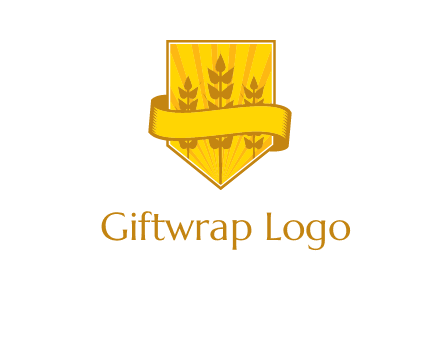 wheat in shield agriculture logo