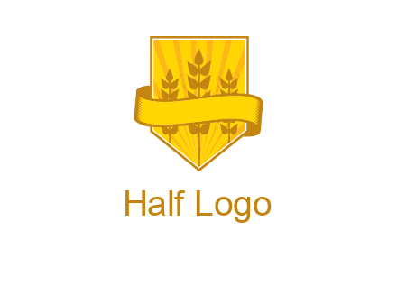 wheat in shield agriculture logo
