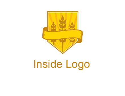 wheat in shield agriculture logo