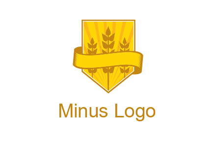 wheat in shield agriculture logo