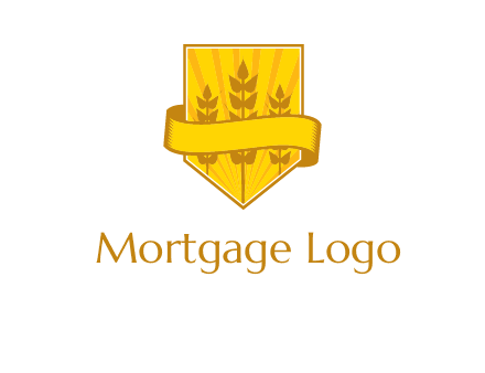 wheat in shield agriculture logo