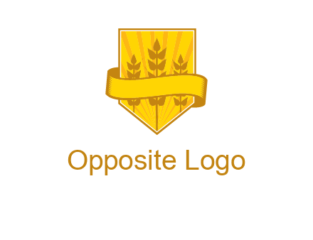 wheat in shield agriculture logo