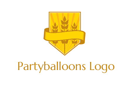 wheat in shield agriculture logo